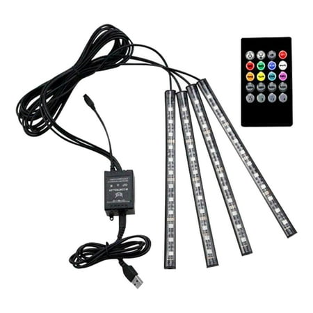 

72 Leds Colorful RGB Remote Control Auto Home Music Sync Floor Car Strip Light