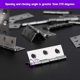 thumbnail image 4 of Acero inoxidable Bisagras Bisagras para muebles Conectores de bisagras con tornillos para muebles del hogar Herrajes Protectores de gabinetes Cajón de puerta 44*32 mm 18 piezas, 4 of 5