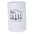 thumbnail image 1 of Soporte para utensilios de cocina perfecl Acero inoxidable Caddy organizador blanco, 1 of 8