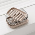 thumbnail image 4 of Hearth & Gear Soap Holder Leakproof Travel Soap Bar Soap Holder For Shower Soap Dish With Lid For Gym Travel Size Toiletries Portable Travel over The Door Towel Rack Small Bathroom Can Towel Racks for, 4 of 6