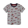 thumbnail image 1 of KYAIGUO 2-8 Ans Tout-Petits Enfants Garçons Été T-Shirt Dessin Animé Bébé Manches Courtes T-Shirts Décontractés Chemise, 1 of 8
