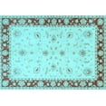 thumbnail image 1 of Ahgly Company Indoor Rectangle Persian Light Blue Traditional Area Rugs, 6' x 9', 1 of 4