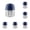 Blue 6PCS, variant on Mini Food Processor Time 250ml Capacity 3 Leaf Sports Cup Energy Saving Deep Wide Bottle Mouth Onion Garlic For Kitchen Use