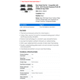 thumbnail image 2 of Rear Brake Pad Set - Compatible with 2018 - 2019 Porsche Panamera PLUG-IN HYBRID EV-Gas PHEV, 2 of 2