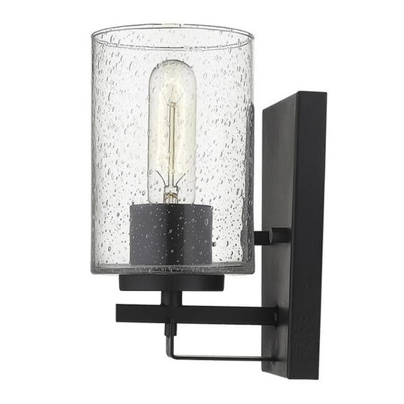 8.75 x 4.5 x 5.75 in. Orella 1-Light Matte Black Sconce