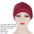 thumbnail image 7 of Women Bonnet Foldable Close Fitting Fabric Women Headwrap Streetwear Bonnet for Girls, 7 of 7