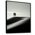 thumbnail image 2 of Designart "Black And White Solitary Desert Tree I" Desert Floater Framed Wall Decor, 2 of 5