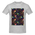 thumbnail image 4 of Bingfone Rainbow Jellyfishes Men'S Loose Fit Short-Sleeve Pocket T-Shirt, 4 of 7
