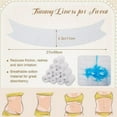 thumbnail image 2 of QZS Tummy Liners,6Pack Reusable White Thin Cotton Fabric Belly Sweat Liners,Brushed Cotton on Both Sides,Portable Belly Pad for Outdoor, 2 of 5
