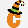 thumbnail image 3 of CafePress - Halloween Letter C Witch Monogram Kids Baseball Je - Kids Cotton Baseball Jersey, 3/4 Sleeve Shirt, 3 of 4