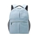thumbnail image 2 of Bolso de pañales con bolsillo lateral, impermeable, compartimento para artículos secos y húmedos, moderno. Azul, 2 of 9