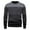 Gray, variant on Fesfesfes Mens Sweater O-neck Sweater Soft Casual Sweaters For Men Classic Gradient Color Pullover Sweaters
