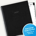 thumbnail image 6 of Blue Sky 2027 18 Month Large Print Monthly Planner Calendar, July 2026 - December 2027, 8" x 10", Monthly Layout, Flexible Cover, Durable Twin wire Binding, Laminated Tabs, Solid Black, 6 of 10