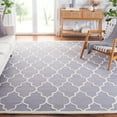 thumbnail image 2 of SAFAVIEH Cambridge Kevin Geometric Wool Area Rug, Silver/Ivory, 9' x 12', 2 of 9