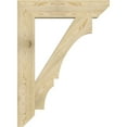 thumbnail image 3 of Ekena Millwork 6"W x 32"D x 44"H Balboa Slat Rough Sawn Bracket, Douglas Fir, 3 of 4