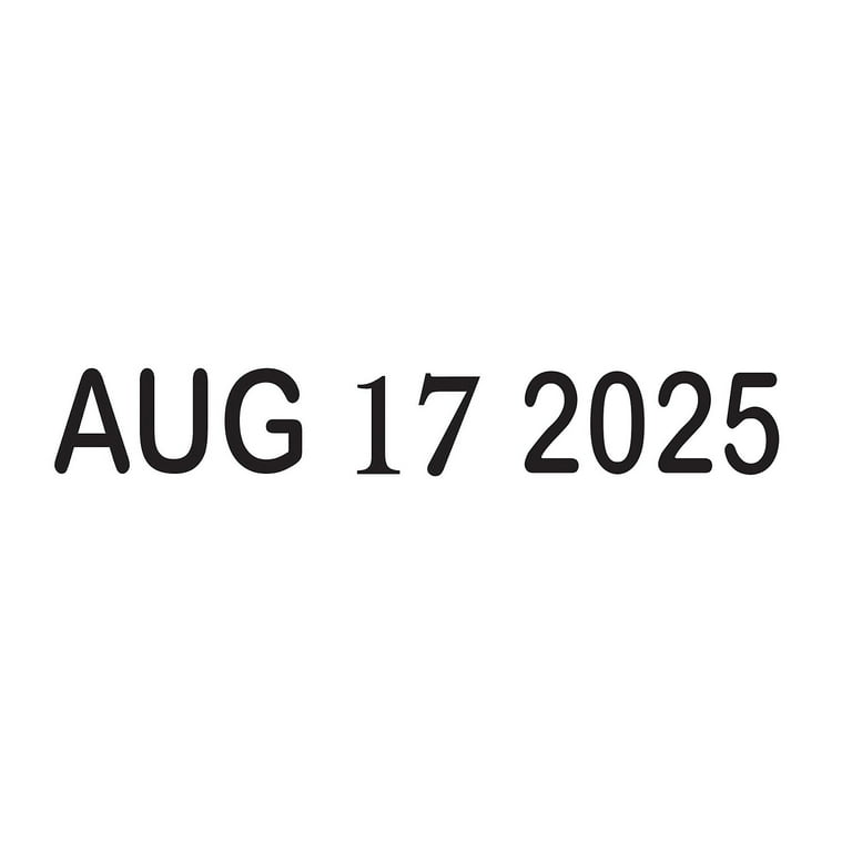 Traditional Date Stamp, 5 Years, 1.25 Traditional Date Stamp, 5 Years, 1.25