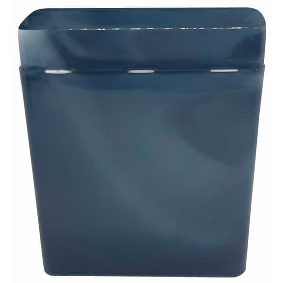 1 Black King Size Crush-Proof Plastic Flip Open Case Holds 25 Cigarettes - 2602