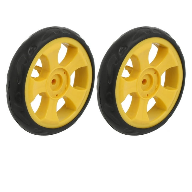 Unique Bargains Rouleau de Roulement à Galet Simple en Plastique de 105 mm de Diamètre 2 Pcs