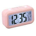 thumbnail image 1 of Despertador, reloj matutino digital electrónico con pantalla LCD grande, luz de fondo, calendario y temperatura, 1 of 5