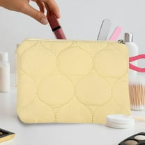 Cosmetic Pouch, Makeup Bag,Travel Cosmetic Organizer,Puffy Padded Make Up Pouch Travel Toiletry Case for Womens Overnight Bag Weekender Cute