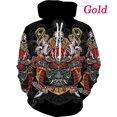 thumbnail image 4 of Sudadera con capucha con estampado 3D de samurái japonés, sudadera con personalidad, ropa de calle de hip hop, sudaderas con capucha estilo Harajuku para hombre, 4 of 4