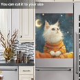 thumbnail image 5 of Cat with Moon Stars Dishwasher Magnetic Covers Magnet Sticker Kitchen Decor Dishwasher Refrigerator Front Door Covers Decorative Magnetic 23" x 26", 5 of 5