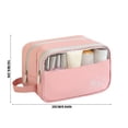 thumbnail image 3 of Fmbmuo Travel Cosmetic Storage , Reusable Waterproof Makeup Organizer Bag Multifunctional Zipper Toiletry Case For Travel Daily Use, 3 of 7