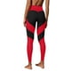 thumbnail image 1 of Leggings de patchwork de cintura alta para mujer: pantalones deportivos elásticos que realzan las caderas, poliéster y spandex para yoga/fitness, 1 of 6