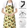 thumbnail image 4 of Kdxio Roosters In Farm Apron with Pockets Adjustable Kitchen Aprons for Men Women Waterproof Aprons for Cooking,Drawing,Crafting, Baking Household Cleaning, 4 of 5