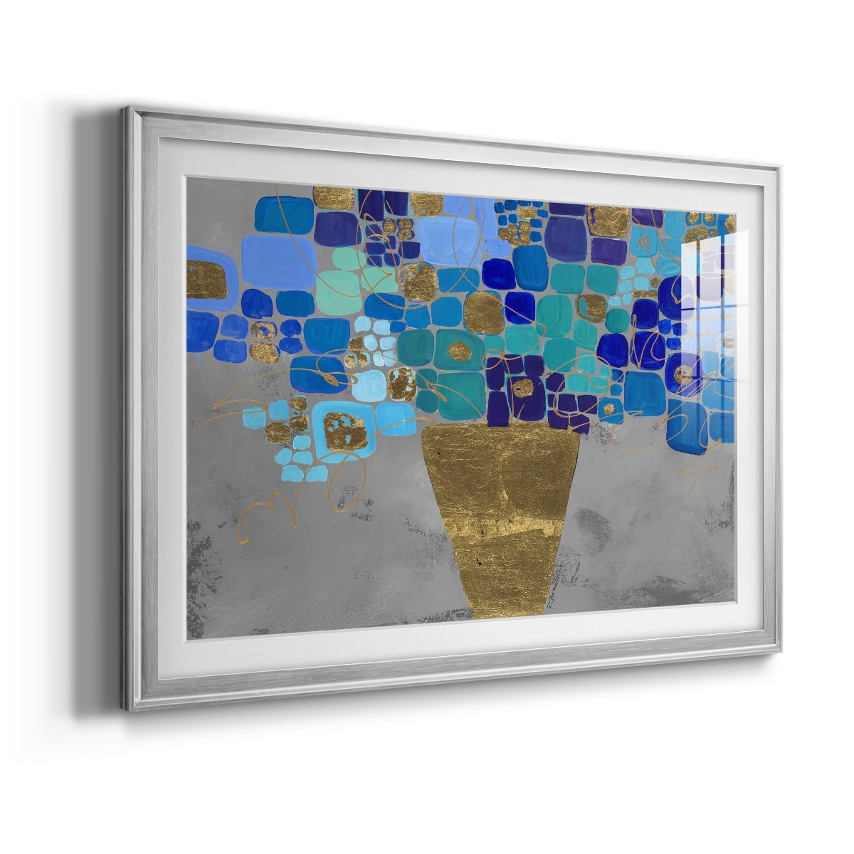 Blue Love Premium Framed Print - Ready to Hang