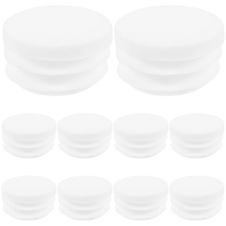 FELTECHELECTR 10Pcs Composite Hockey Stick Extension End Plug for Players 1.17X1.17X0.62in