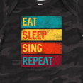 thumbnail image 4 of Inktastic Choir Music Eat Sleep Sing Repeat Boys or Girls Baby Bodysuit, 4 of 5