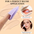 thumbnail image 6 of DUAIU 14pcs Beauty Blender Set,Mini Makeup Sponges in Bottle for Flawless Foundation （Purple), 6 of 8