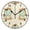 Black, variant on 9.84in Cute Cartoon Dinosaurs Pattern PVC Canvas Wall and Table Clock with Canvas Texture, Black or Gold Hands