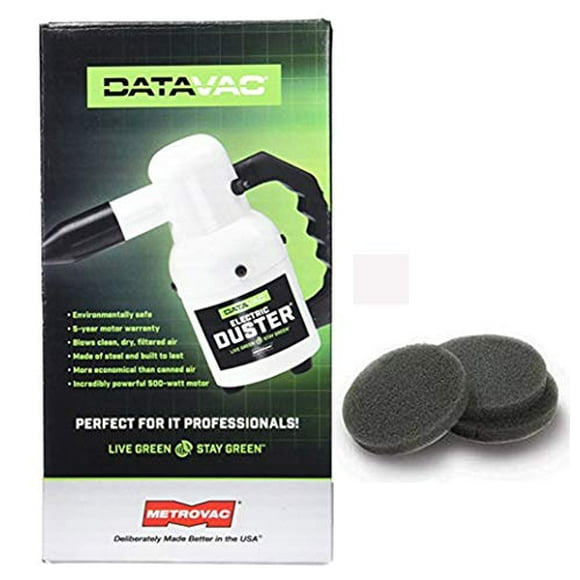 Metro Vac DataVac Electric ED500 Plus 3 Extra Filters - Computer and Electronics Electric Blower | Duster (Not A Vacuum) Made in The USA Because It Ma