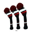 thumbnail image 1 of Lot de 3 Couvre-Têtes de Golf pour Conducteur, Lot de Couvre-Têtes de Club, Tricot Doux, 135 Chiffres, Kit de Couvre-Têtes Portables Remplaçables, Protecteur, Garde Femmes Hommes Type 2, 1 of 7