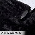 thumbnail image 4 of ZACOO 4'x6' Area Rug Indoor Plush Shag Fluffy Rugs Extra Soft and Thick Shaggy Carpet for Bedroom Living Room Dorm Nursery, Black, 4 of 6