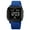 Blue Black, variant on Squar Women's Men's Digital Watch Big Numbers Dial Multifunction Large Face Waterproof LED Watches