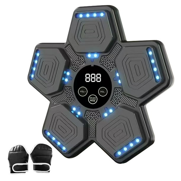 Equipo Boxeo Objetivo Pared Electrónico Compatible Con Dientes Puerto Tipo C Azul