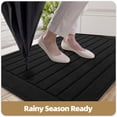 thumbnail image 6 of OEAKAY Doormat for Inside 17"x29", Non Slip Indoor Doormat for Entryway, Low Profile Entryway Rugs, Easy Clean Dirt Trapper Welcome Mat for Inside, Black, 6 of 9