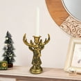 thumbnail image 4 of Reindeer Head Candlestick Holders, Vintage Taper Candle Holdel, Gold Deer Decorative Candle Stands for Wedding Table Centerpieces Fireplace Home Decor, 4 of 7
