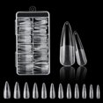 thumbnail image 1 of ensemble Transparent De Faux Ongles (pointe Longue) - Un Ensemble De 120 Ensemble Complet De Pointes D'ongles Transparentes - Gommage Transparent, 1 of 5