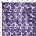thumbnail image 3 of Soimoi Floral Printed, Polyester Fleece, Fabric by The Yard Sewing DIY Stretch Fabric 56 Inches Wide, WarmFabric for Hats, Coats, Gloves, Blankets, Lavender, 3 of 6