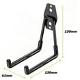 thumbnail image 2 of TNOBHG Heavy-duty Wall Hook Wall Hook with 2 Nails Heavy Duty Anti-slip Anti-rust Garage Organization Hanger for Warehouse Gardening Tools Bikes Garage Hook, 2 of 8