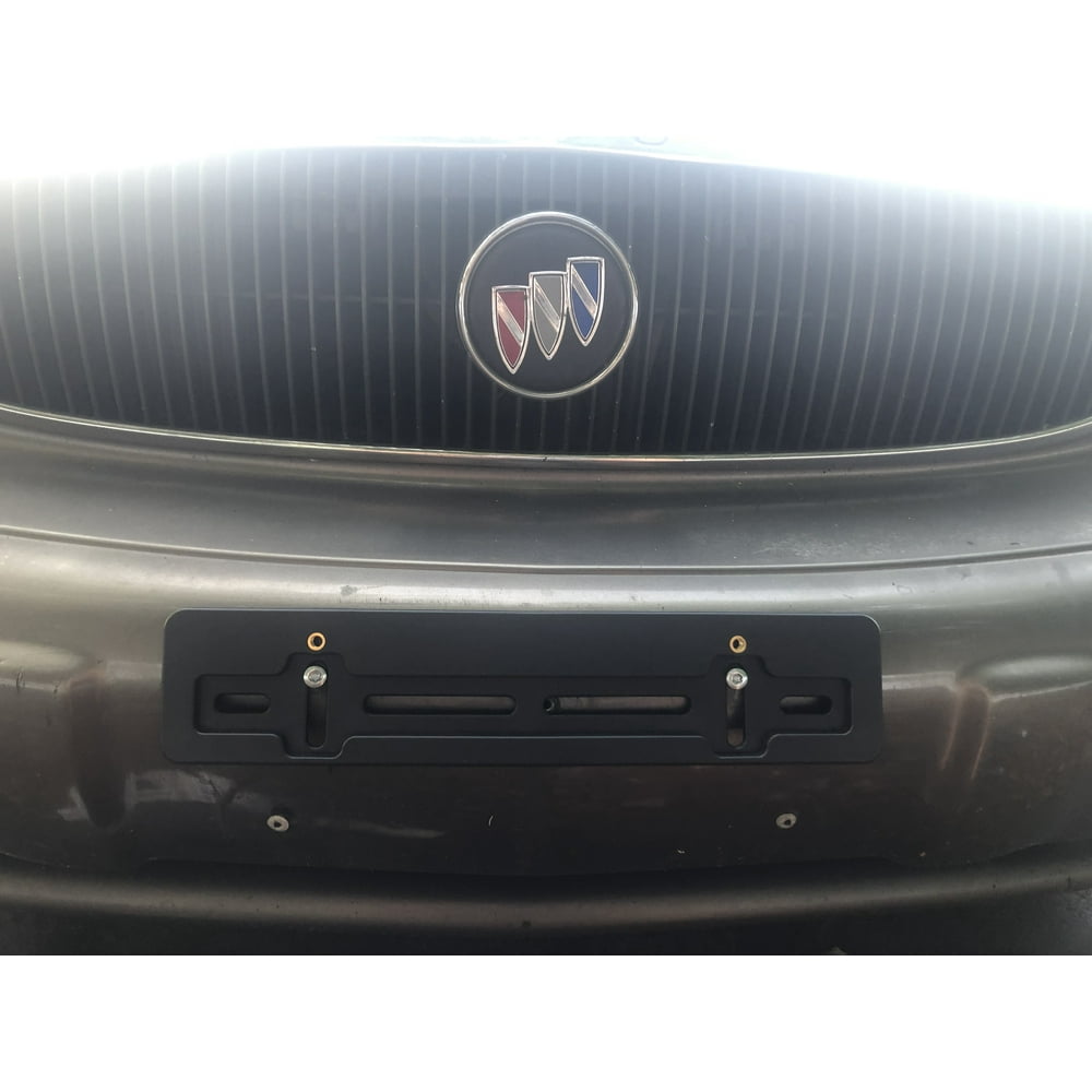 Front Bumper License Plate Tag Holder Bracket for BUICK + 6 Secure