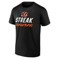 thumbnail image 2 of Men's Black Cincinnati Bengals Streak T-Shirt, 2 of 3
