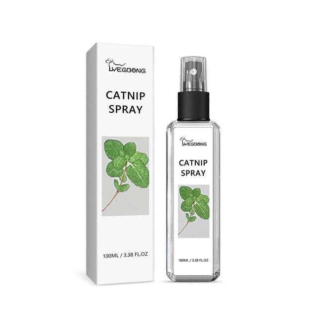 100ml Catnip Spray for Cat Lasting Cat Scratching Spray Mist for Cat Kittens