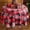 Red and Black1, variant on Vinyl Plaid Christmas Tablecloth with Flannel Backing Xmas Snowflake Waterproof Gingham Table Cloth, Plastic Table Cover for Holiday, Winter, Indoor, Outdoor, Rectangle 60x84 Inch Green and Black