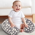 thumbnail image 4 of Hukapapa Infant, niños y niñas, utilizan fundas de almohada de algodón de calidad para almohadas de lactancia, almohadas de lactancia y fundas de almohada de lactancia. Gris morado, 4 of 5