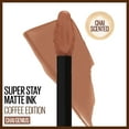 thumbnail image 6 of Maybelline SuperStay Matte Ink Liquid Lipstick, Coffee Edition, Chai Genius, 0.17 fl. oz., 6 of 13